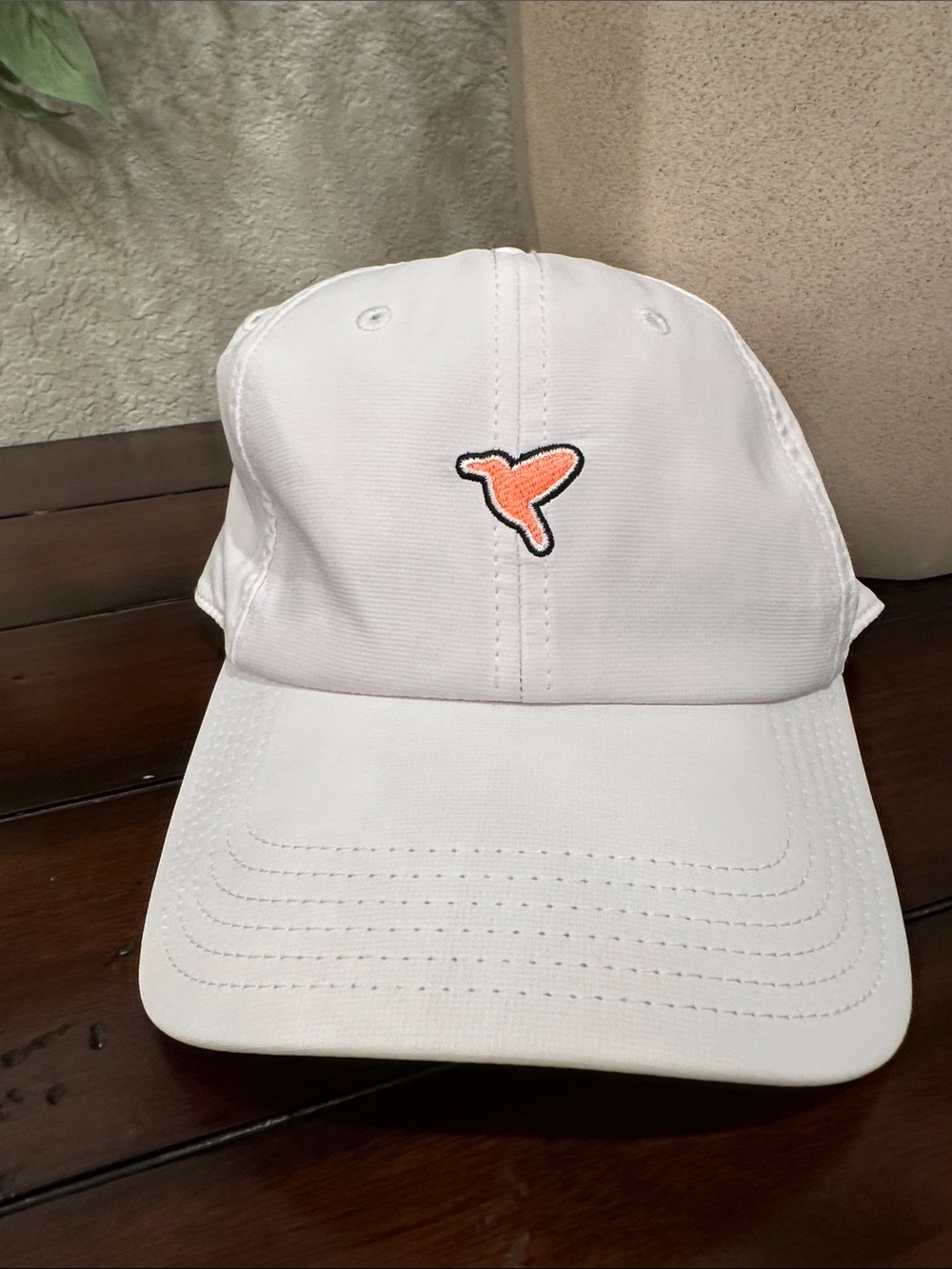 Birddogs White Cap with Orange Accent Logo NWOT